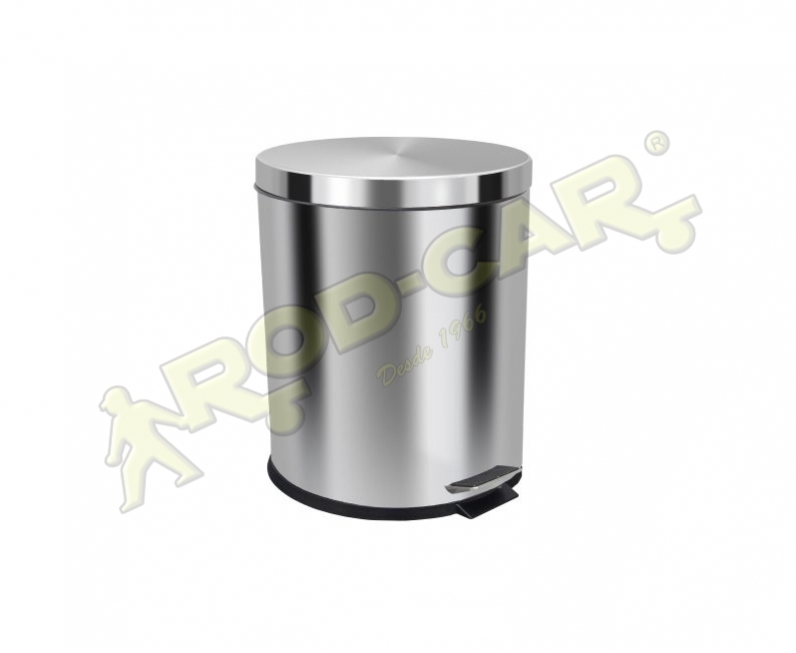 LIXEIRA COM PEDAL 30L INOX