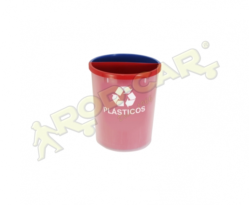 LIXEIRA MIX COM 2 DIVISÕES 30L
