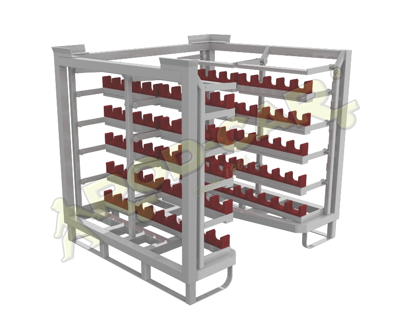 RACK PARA TRANSPORTE DE CAPA DE ALOJAMENTO DO AMORTECEDOR