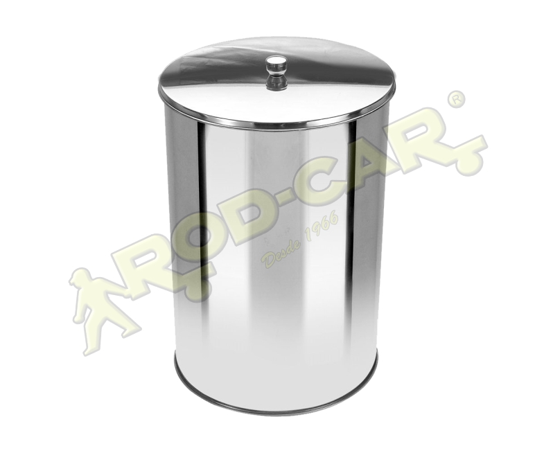 LIXEIRA COM TAMPA 10L INOX 