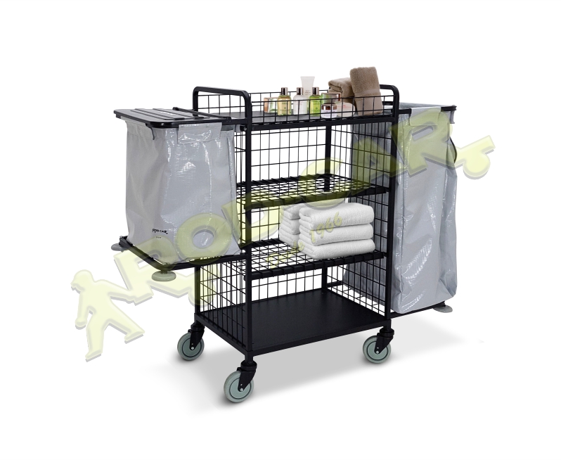 Carro arrumadeira aramado WH1A-BT