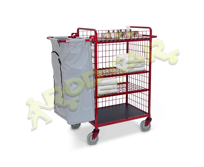 Carro arrumadeira aramado WH3A-B