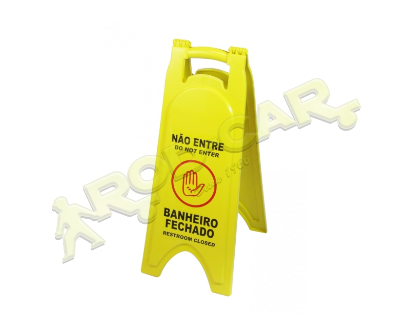 PJ L5 P4 PLACA SINALIZADORA BANHEIRO FECHADO