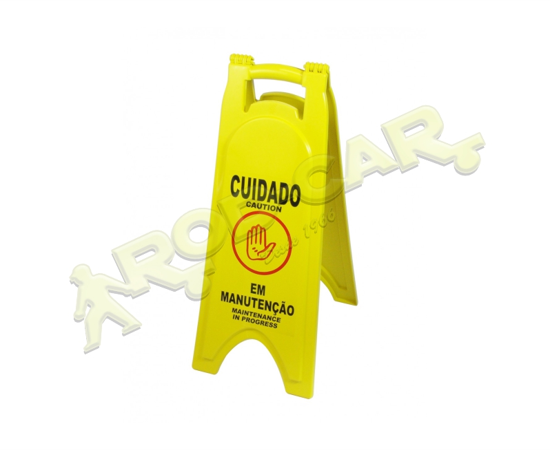 PJ L6 P6 PLACA SINALIZADORA EM MANUTENÇÃO