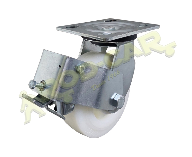 Rodízio Giratório GSROP 52 NNK – Linha Standard Rod-Car com Freio OP