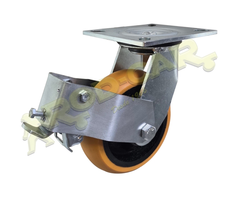 Rodízio Giratório GSROP 62 UFKRA – Linha Standard Rod-Car com Freio OP