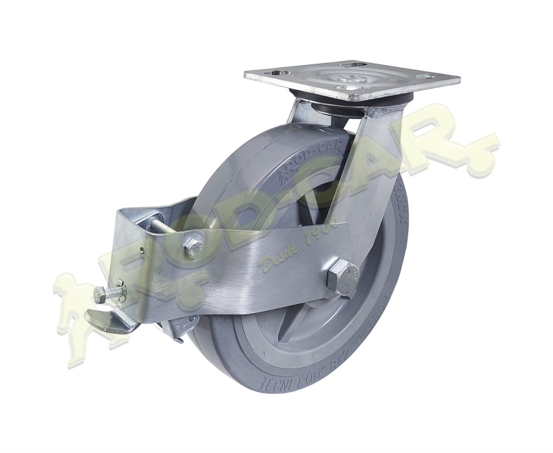Rodízio Giratório GSROP 82 BPK – Linha Standard Rod-Car com Freio OP