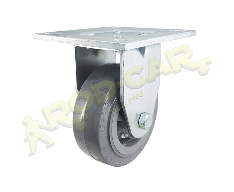 Rodízio Fixo FMR 52 BPN – Linha Média Reforçada com Roda de Borracha