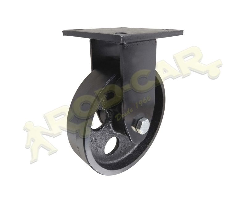 Rodízio Fixo FMRA 82 FK – Linha Média Reforçada Axial com Roda de Ferro Fundido