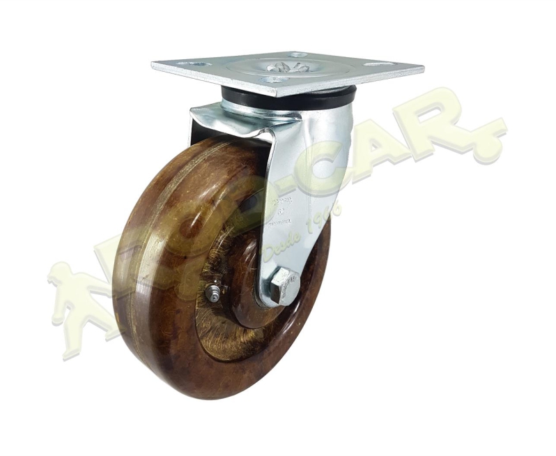Rodízio Giratório GIR 62 CL – Linha Intermediária Reforçada com Roda de Celeron